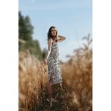 Poplin Katoen Digitale Print - Animal Skin Off White Beige