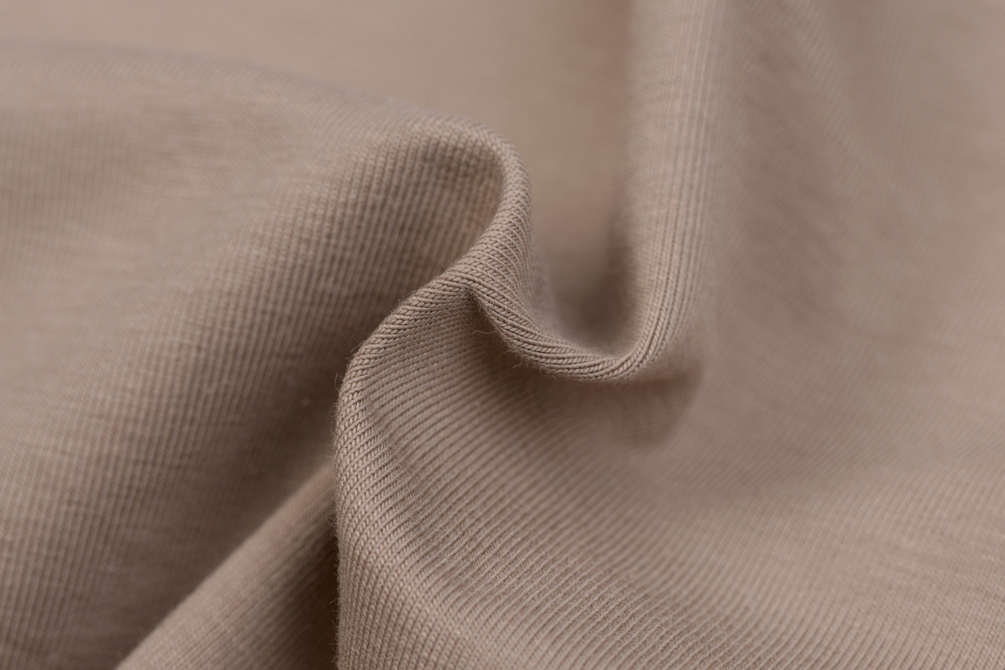 Katoenen Jersey Taupe – Zacht, Rekbaar & Ademend