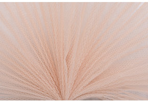 Tule Stof Licht Almond