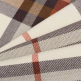 Schotse Ruit Tartan Check Stretch Sand - Bruin