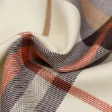 Schotse Ruit Tartan Check Stretch Sand - Bruin