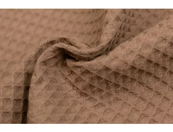 Wafelkatoen Pique Cacao