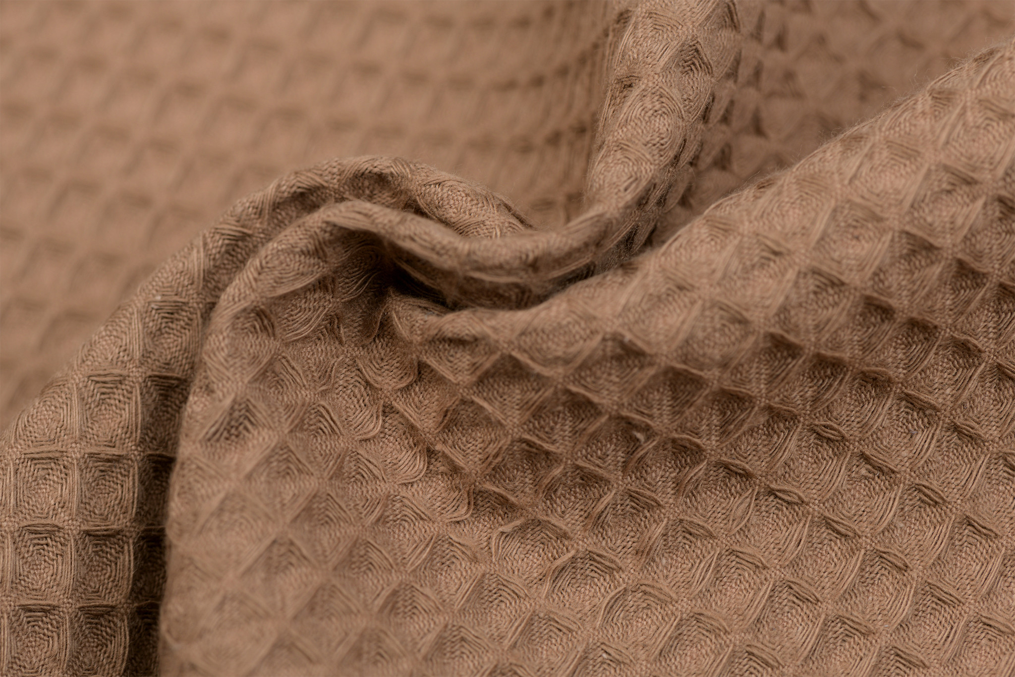 Wafelkatoen Pique Cacao