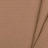 Wafelkatoen Pique Cacao