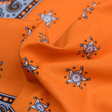 Zakdoek Harlekijn Oranje