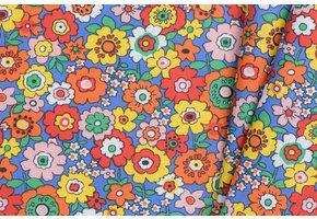 Katoen Retro Bloemen Popette Multi