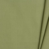 Uni katoen stof olijfgroen