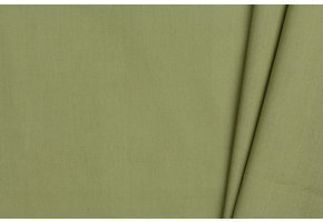 Uni katoen stof olijfgroen