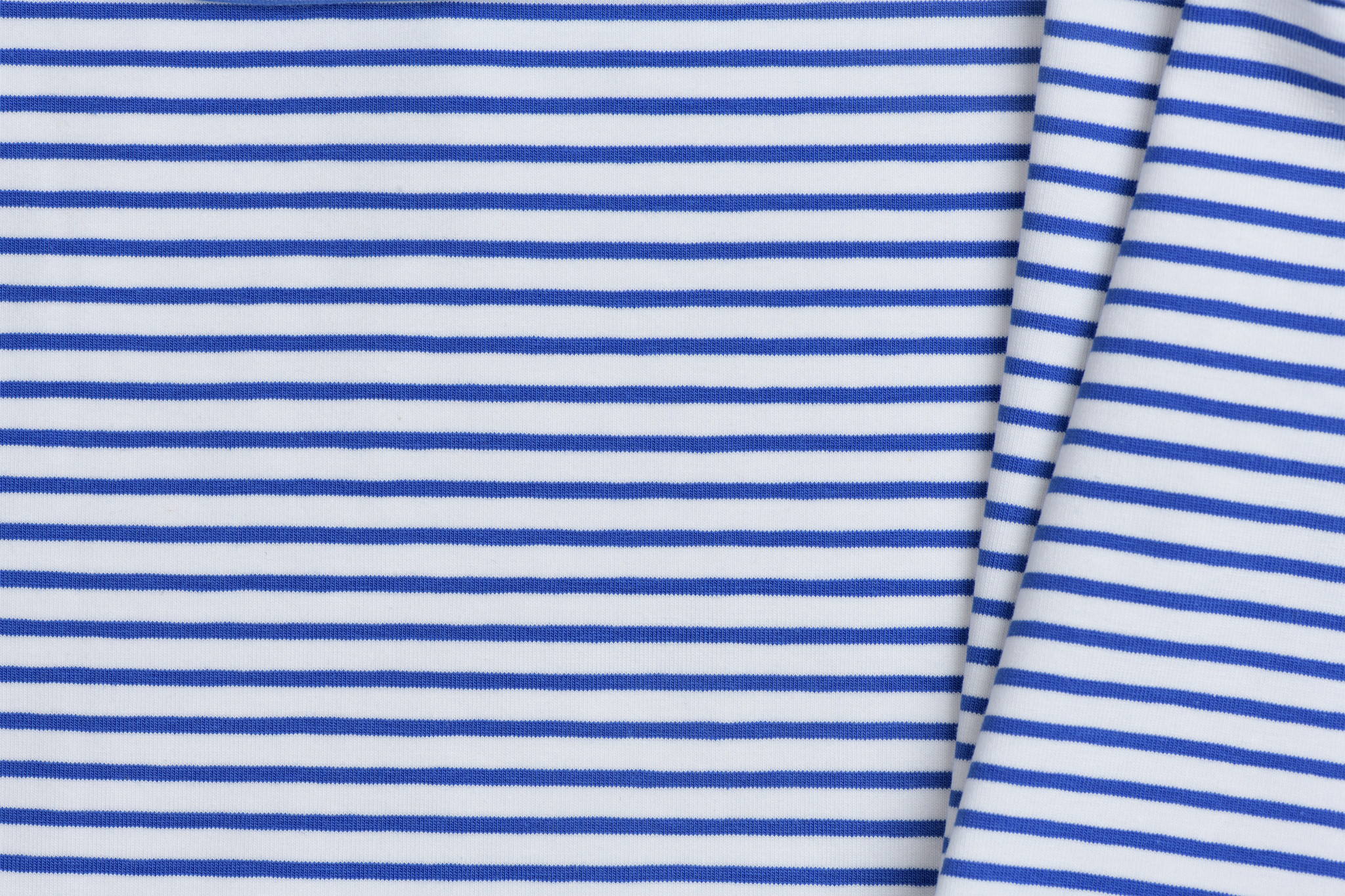 Jersey Strepen Off White / Cobalt