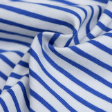 Jersey Strepen Off White / Cobalt