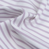 Jersey Strepen Off White / Lila