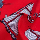 Zakdoek Bootjes - Molen Rood