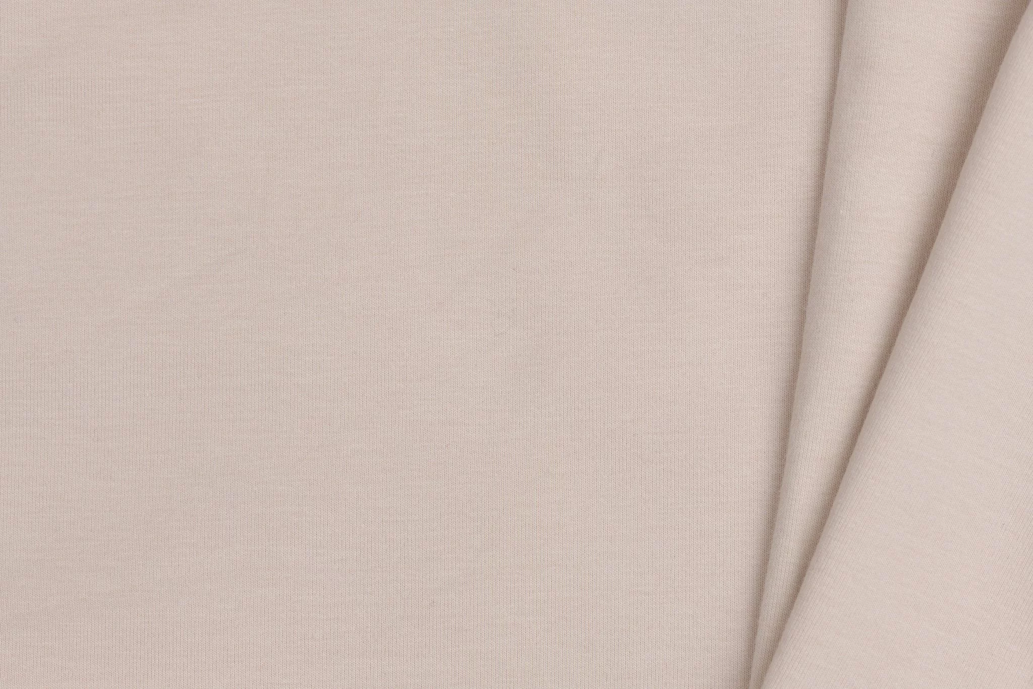 Katoenen Jersey Licht Beige – Zacht, Rekbaar & Ademend