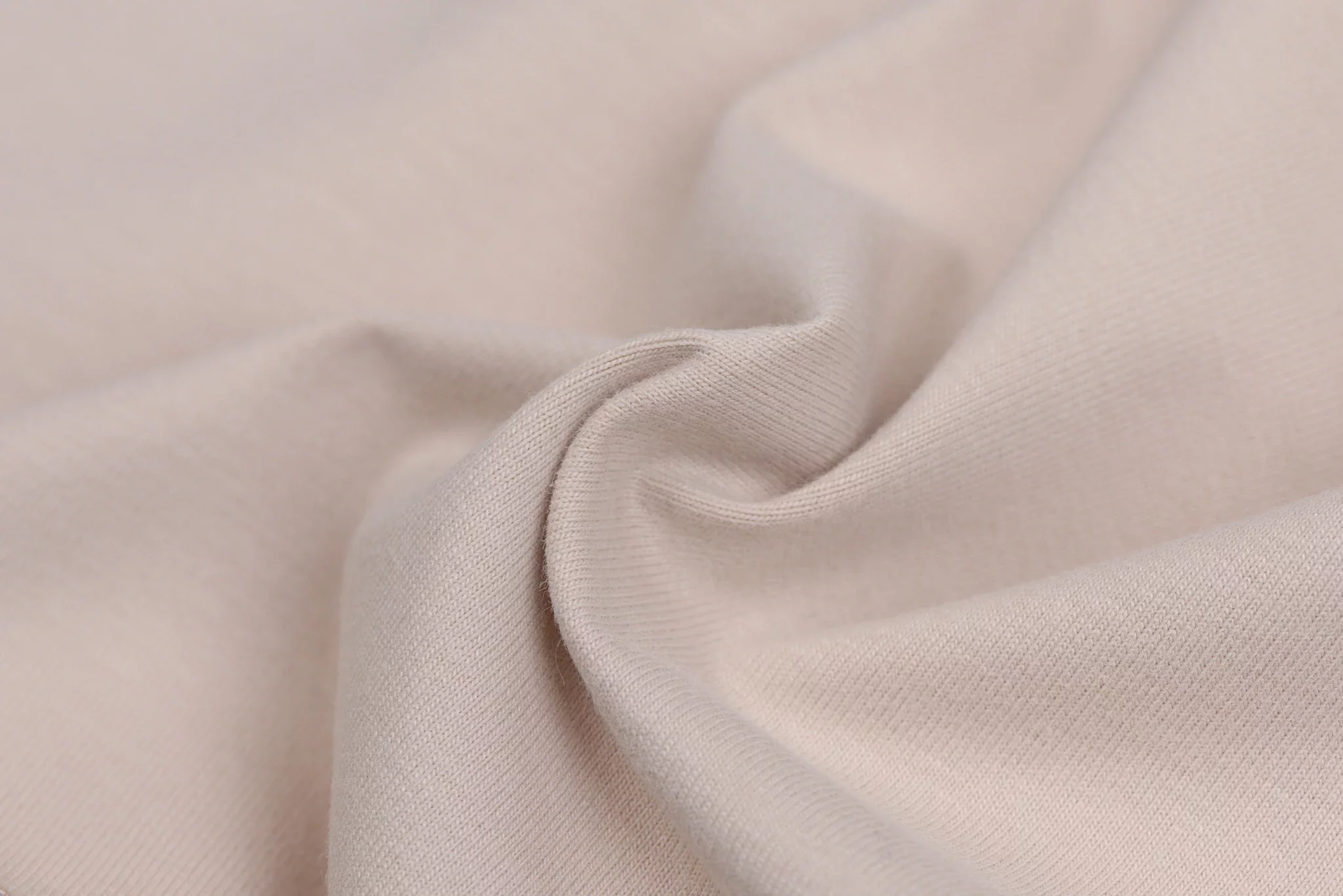 Katoenen Jersey Licht Beige – Zacht, Rekbaar & Ademend