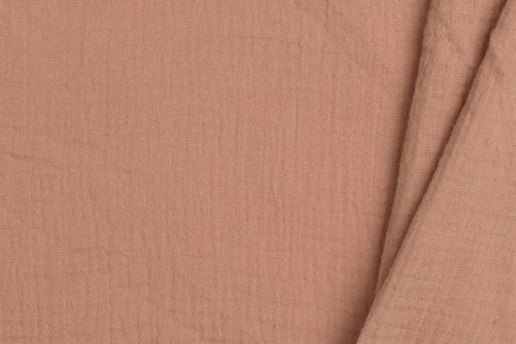 Hydrofiel Stof Nootmuskaat – Zacht, Ademend en Duurzaam