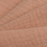 Hydrofiel Stof Nootmuskaat – Zacht, Ademend en Duurzaam