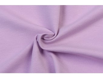 Organic French Terry Stof Lila