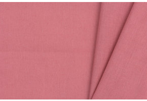 Uni katoen stof dusty old rose