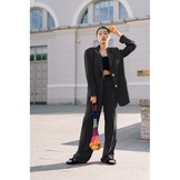 Travel stof heavy zwart