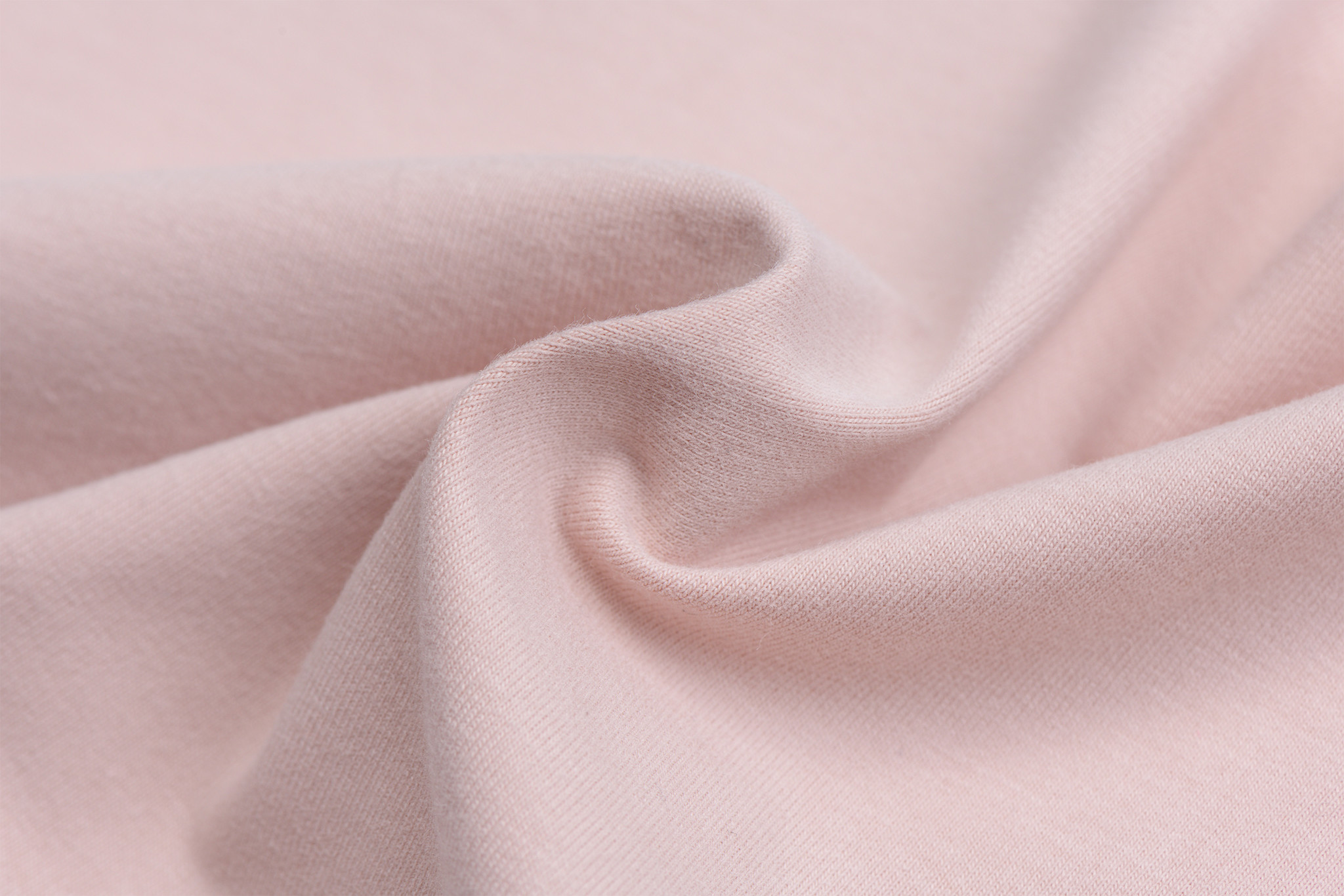 Organic Katoenen Jersey Stof Nude Roze
