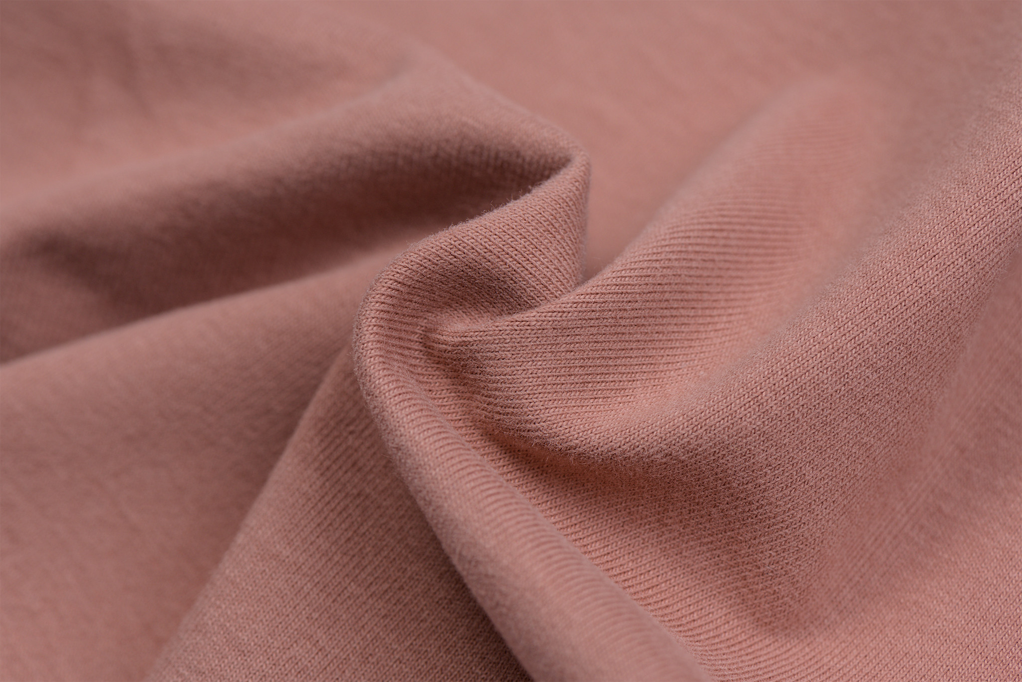 Organic Katoenen Jersey Stof Klei Roze