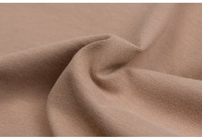 Organic Katoenen Jersey Stof Cacao