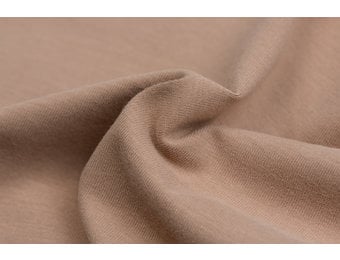 Organic Katoenen Jersey Stof Cacao