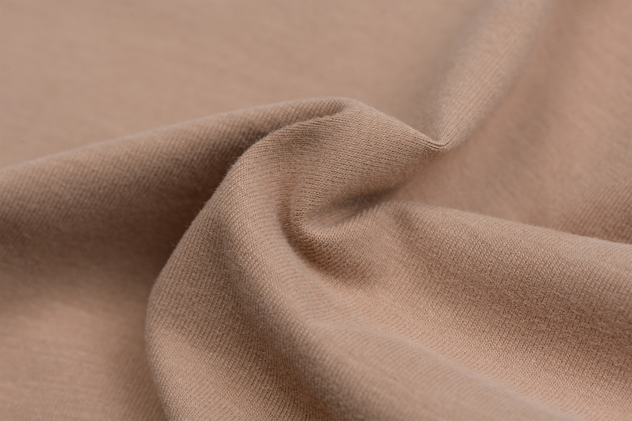 Biologische Katoenen Jersey Stof Cacao