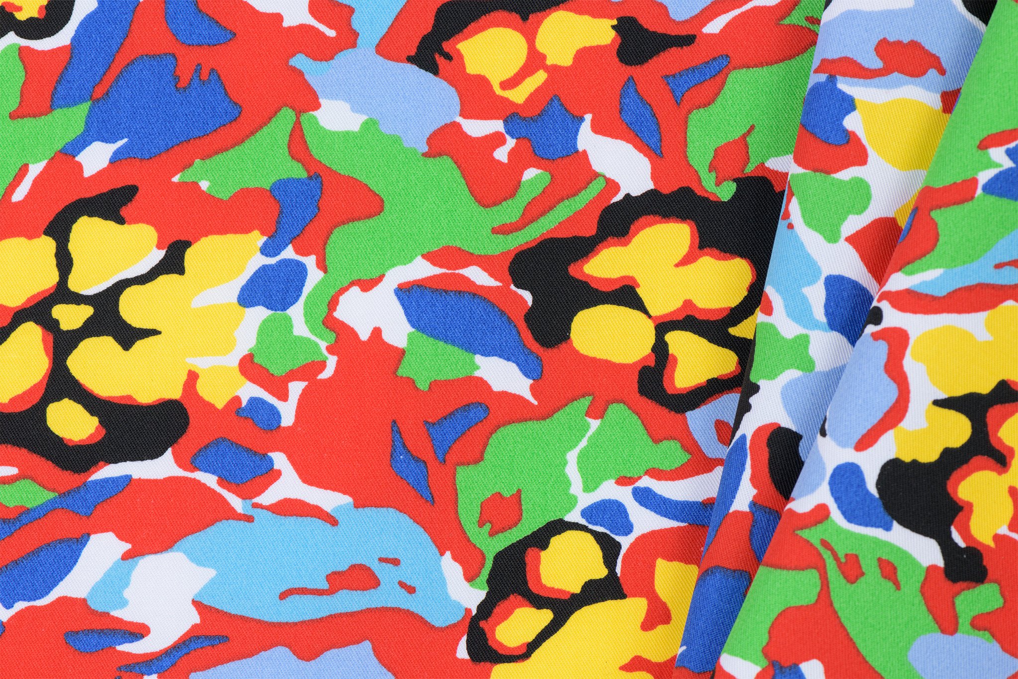 Camouflage Stof Multicolor