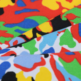 Camouflage Stof Multicolor