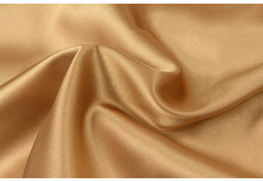 Stretch Satijn Goud
