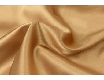 Stretch Satijn Goud
