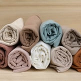 Organic Katoenen Jersey Stof Pastel Lila