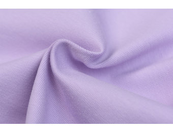 Organic Katoenen Jersey Stof Pastel Lila