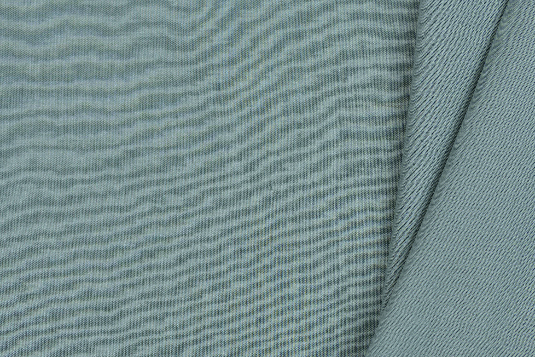 Uni katoen stof old green