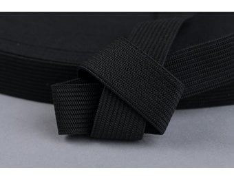 Band Elastiek 18mm Zwart