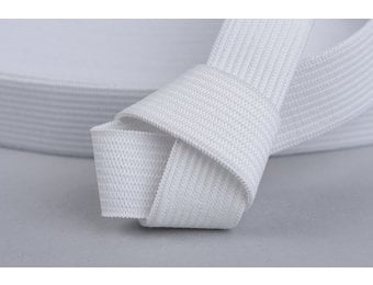 Band Elastiek 18mm Wit