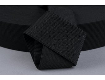 Band Elastiek 40mm Zwart