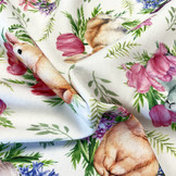 Deco Stof Easter bunny on the meadow