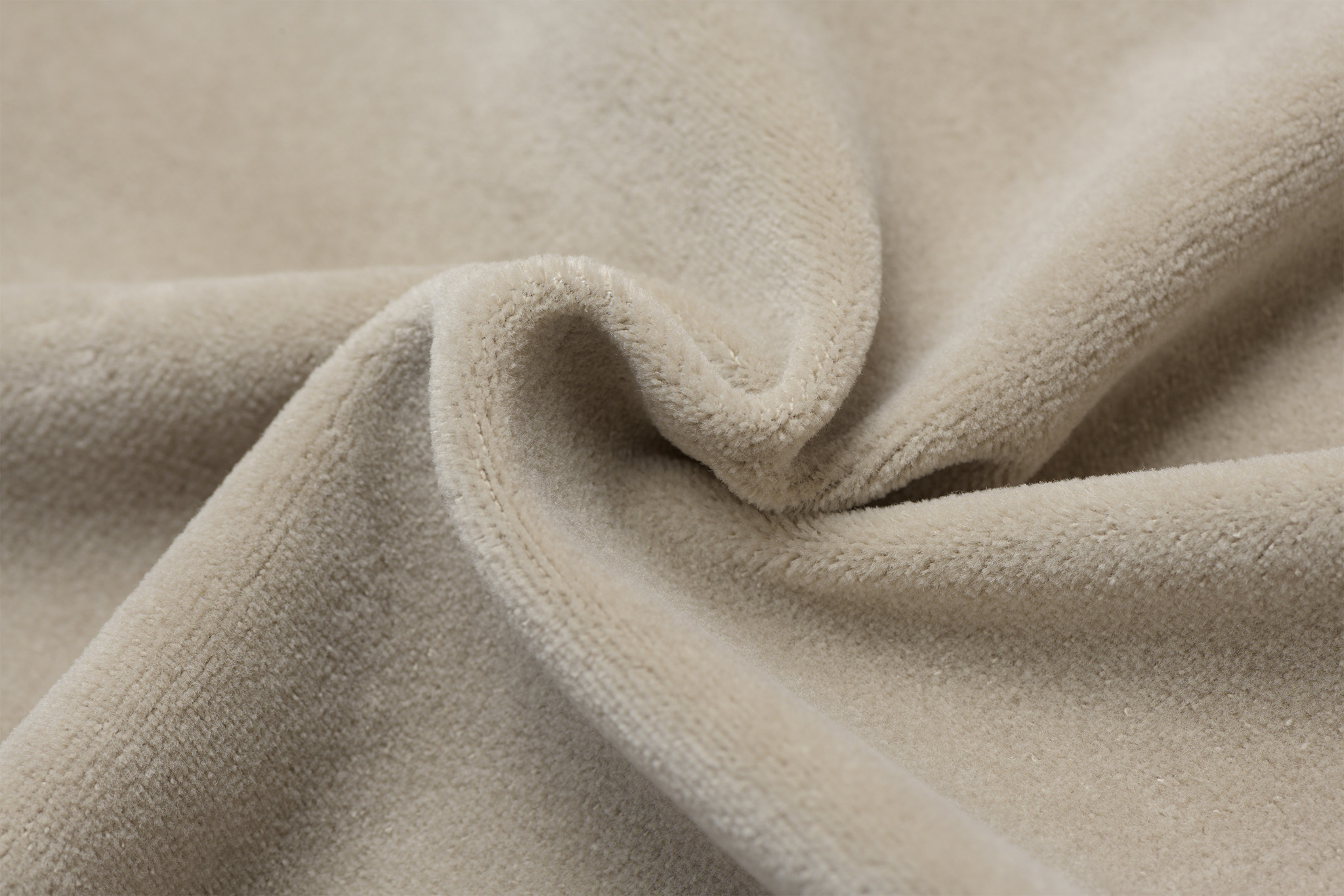 Nicky Velours Licht Taupe