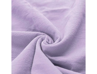 Gewassen Katoenen Stof Pastel Lila