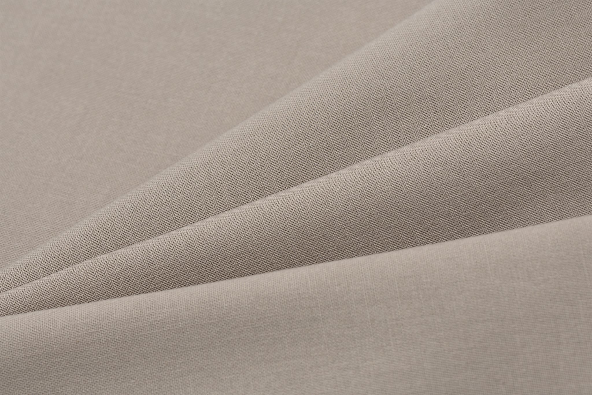 Uni Katoen Stof New Taupe – Zacht, Soepel & Veelzijdig