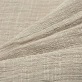 Baby cotton mousseline met linnen effect beige