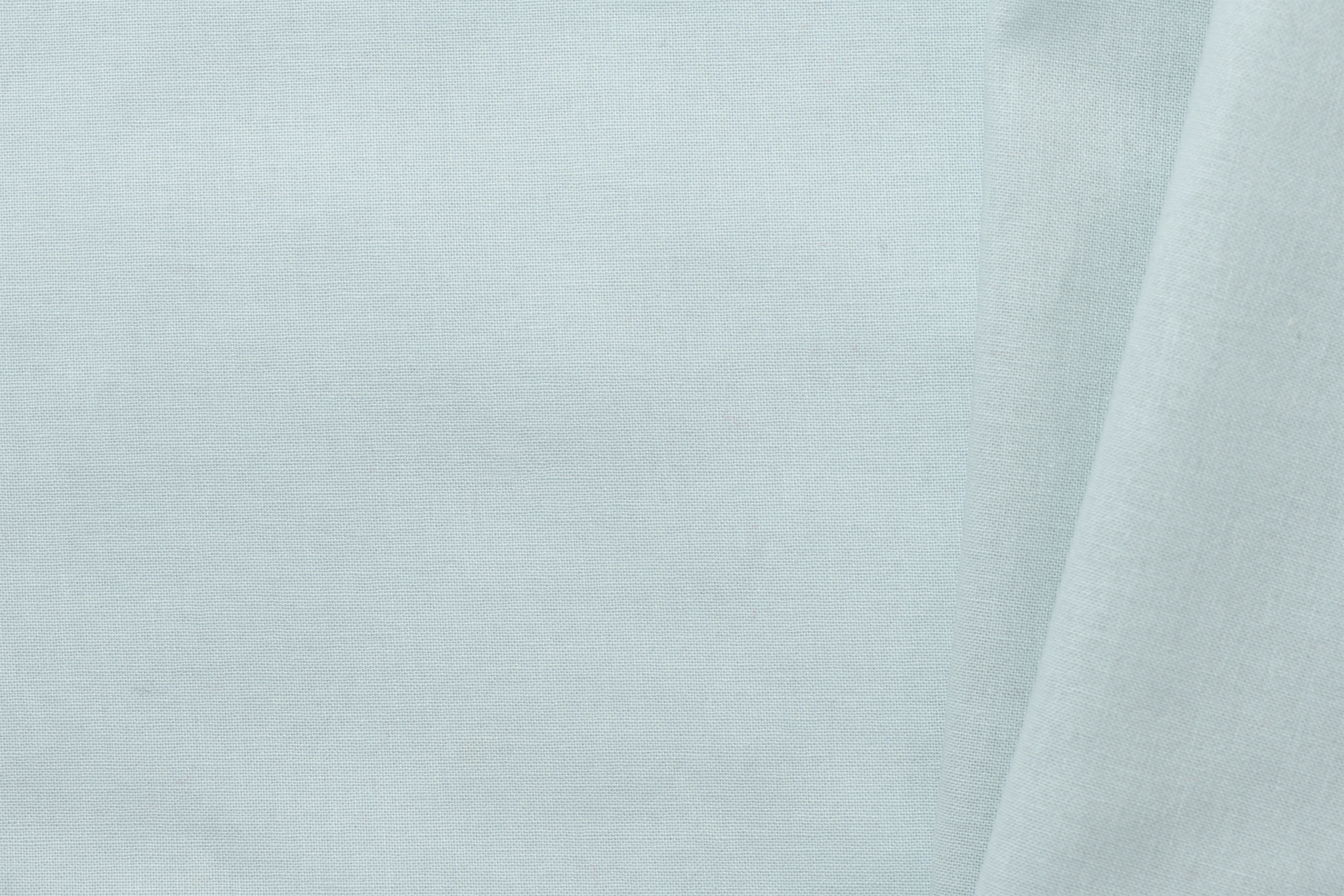 Uni katoen stof licht mint