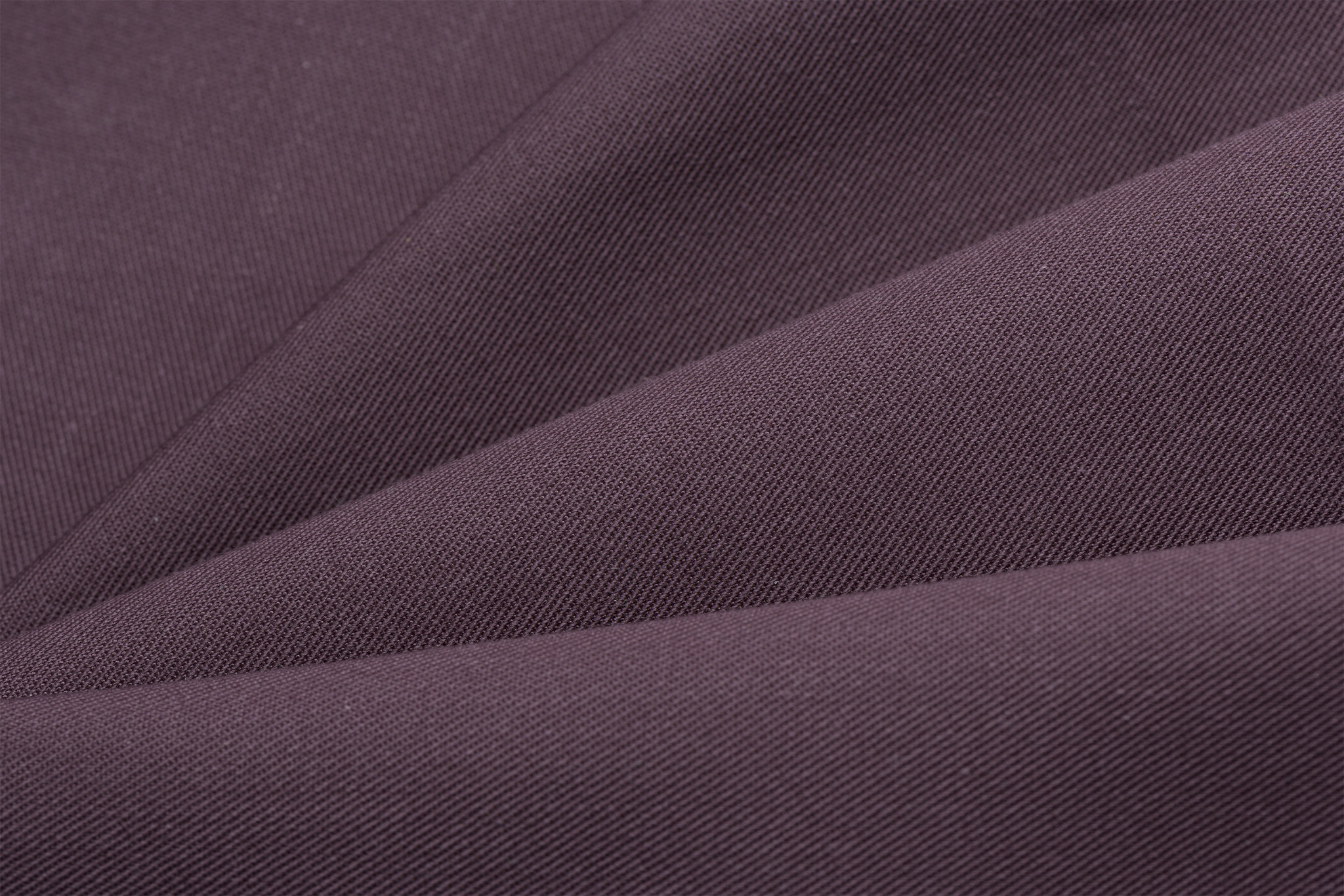 Workwear - Keperkatoen Stof Aubergine – Slijtvast & Duurzaam