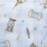 Decostof Naaiaccessoires Blauw