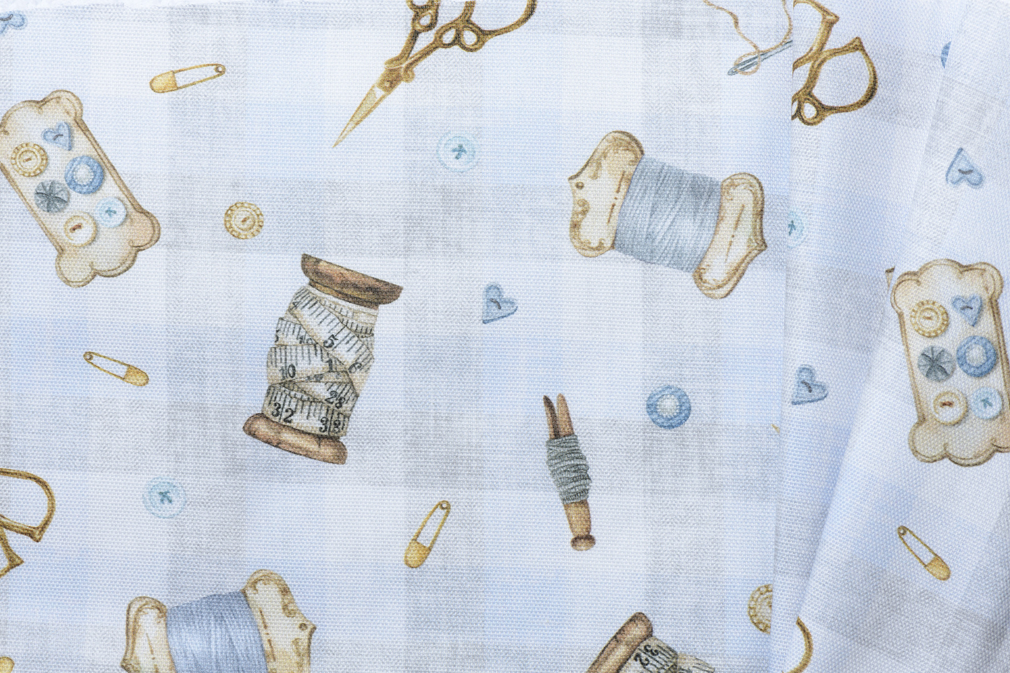 Decostof Naaiaccessoires Blauw