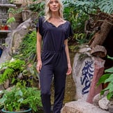 Travel stof donkerblauw