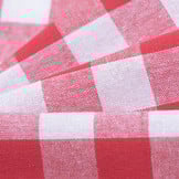 Katoen Boerenbont ruit 1.5 cm rood