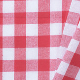 Katoen boerenbont ruit 2 cm rood